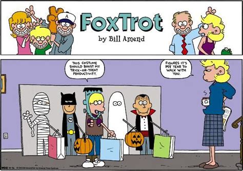 Pagie Foxtrot Comic Halloween Comic Strips Comic Strips Foxtrot