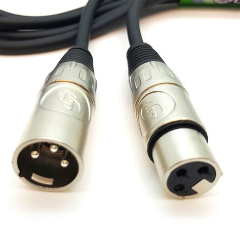 Xlr To Xlr Microphone Cable Balanced Patch Lead Male To Female Pro