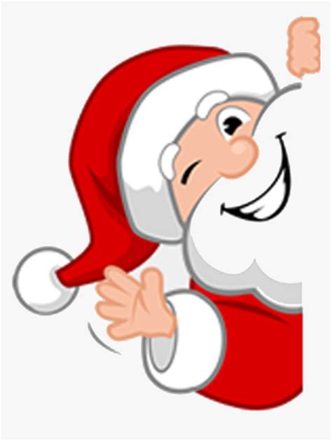 Secret Santa Png Download Santa Waving Clipart Transparent Png