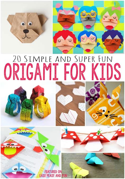 20 Cute And Easy Origami For Kids Easy Peasy And Fun