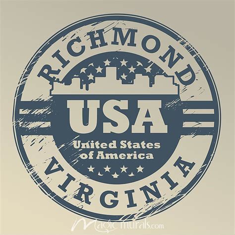 Welcome To Richmond Wallpaper Wall Mural By Magic Murals