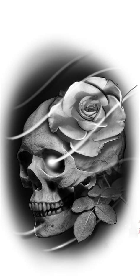 Skull Tattoo Flowers Skull Rose Tattoos Skull Sleeve Tattoos Girl