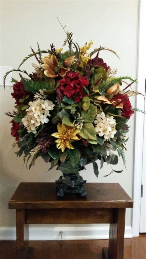 extra large silk floral arrangement traditional transitional etsy in 2020 floral