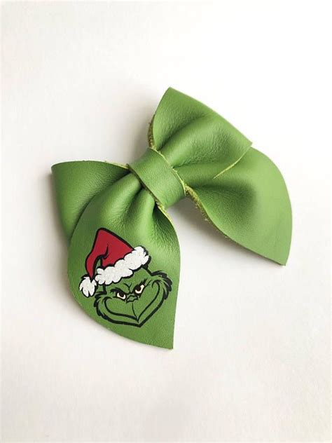 Fall in love with the 12 timeless shades; The Grinch Who Stole Christmas Bow (With images) | Christmas bows, Handmade bows, Bows