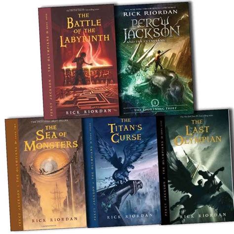 Percy Jackson And The Olympians Collection Rick Riordan 5 Books Series