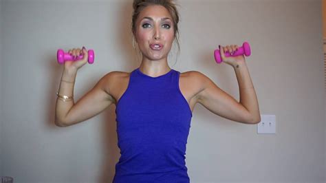 5 Minute Arm Workout Get Long Lean Toned Arms Women Provide