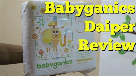 Babyganics Ultra Absorbent Disposable Diapers Review Natural Organic