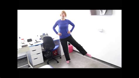 Workplace Pilates Standing Exercises Youtube