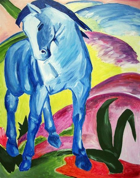 Blue Horse Franz Marc ️ Marc Franz