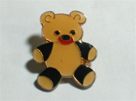 Teddy Bear Lapel Pin For Sale Online
