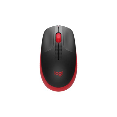 Logitech M190 Full Size Wireless Mouse 910 005904 Red Nextech