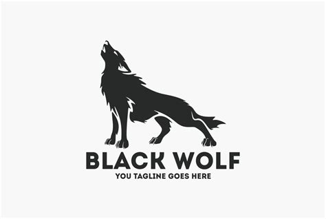 Black Wolf Logo Branding And Logo Templates Creative Market