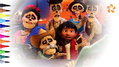 These coco coloring pages are inspired by the movie coco created by disney and pixar.the free coloring sheets found here are fun for kids to print and color. Coco (2017 film) - Rivera family - Coloring Pages For Kids ...