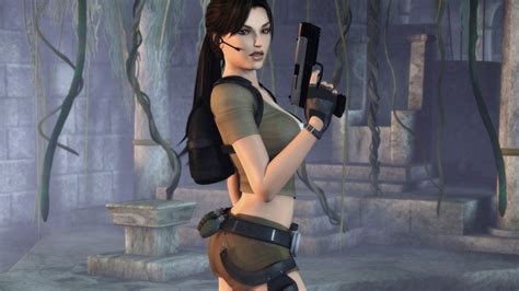 Wallpaper Women Lara Croft Tomb Raider Tomb Raider Legend Screenshot Pc Game 1920x1080