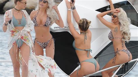 Love Island S Hannah Elizabeth And Towie S Georgia Harrison Get Their Bums Out In Very Small