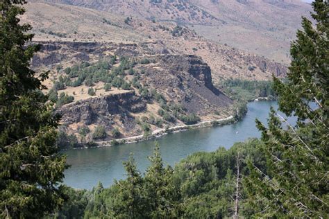 The Snake River as seen from the Clark Hill Rest Area on highway 26 in