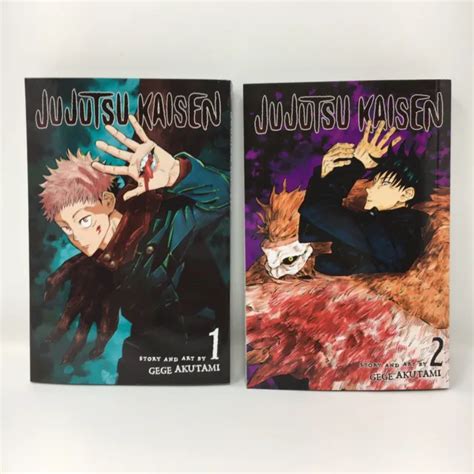 Jujutsu Kaisen Vol 1 2 English Manga By Gege Akutami Brand New 16