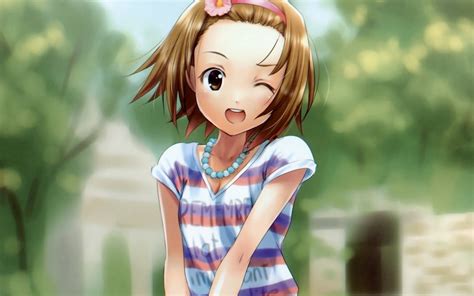 Online Crop Anime Girl Character Illustration Hd Wallpaper