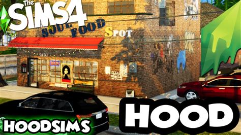 Full Black Hood Neighborhood Walkthrough The Sims 4 Hood Mod Showcase
