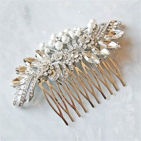 Vintage Style Wedding Hair Comb By Highland Angel