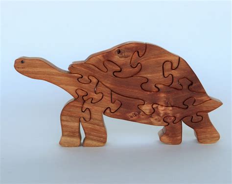 Tortoise Wooden Puzzle Scroll Saw Pattern Diy Woodworking