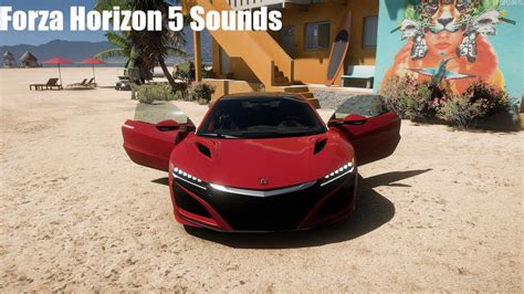 Forza Horizon 5 Acura NSX SOUND YouTube