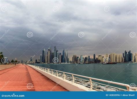 Amazing View Of Jumeirah Beach Residence And Dubai Marina Waterfront