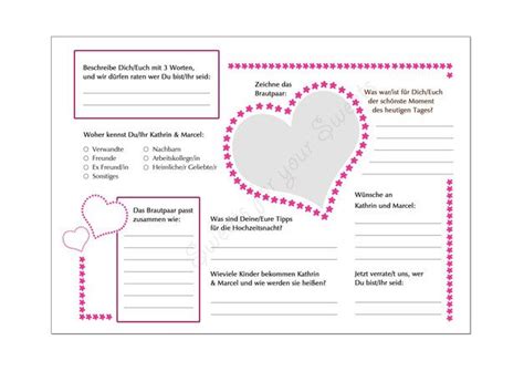 Aber ansonsten fände ich es schön wenn ihr euch bei den restlichen namentlich nennenswerten crewmitgliedern aufs wesentliche beschränkt. DIY Gästebuch Steckbrief - 2 PDF Vorlagen | Steckbrief, Gästebuch und Kommunion