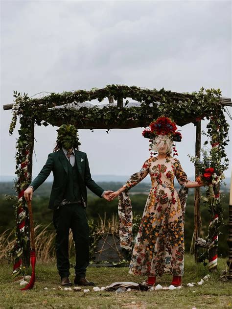 Got Married On Beltane In A Very Folk Horror Midsommar Esque Way A24 Horror Wedding Folk