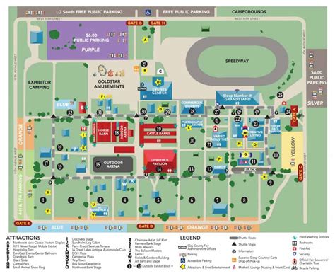Fairgrounds Map Clay County Fair And Events