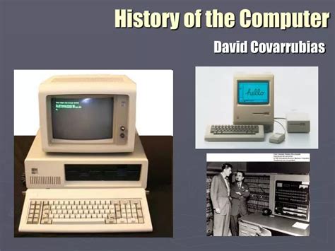 Ppt History Of The Computer Powerpoint Presentation Free Download