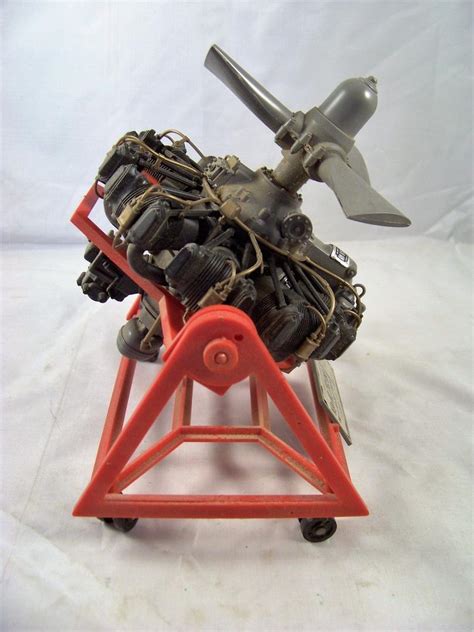 The Wright Cyclone 9 Radial Aircraft Engine Monogram Model Kit Built