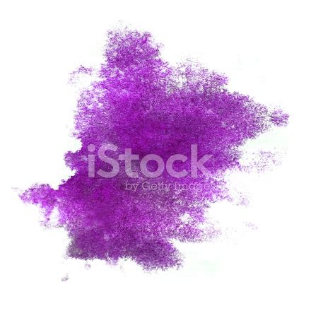 Ink Purple Watercolor Paint Splatter Splash Grunge Background Bl Stock