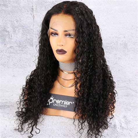 Tight Curls Middle Part 360 Lace Wig Pre Bleached Knotspre Plucked Hairlineremovable Elastic