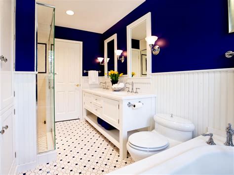 With white tiles, brass, and chrome, you can't go wrong, says interior designer nate berkus. Foolproof Bathroom Color Combos | HGTV