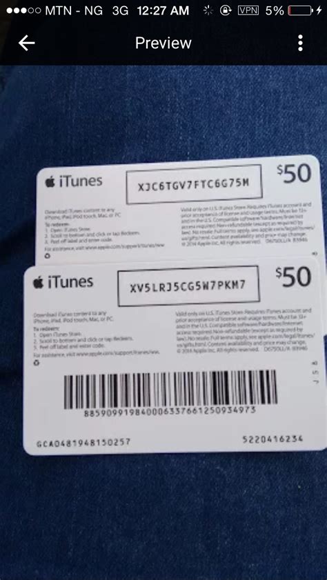 Gift card prizes is the prime running spot to get unfastened itunes working codes at present, with the dedication of many geeks all over the earth. Itunes Gift Cards Available At #170 Per $1 - Adverts - Nigeria