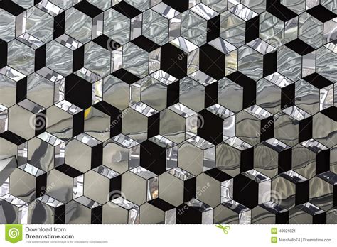 Abstract Glass Crystallized Mirror Pattern Stock Photo Image 43921821