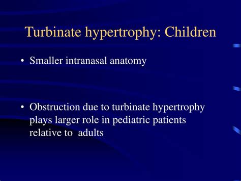 Ppt Pediatric Turbinate Hypertrophy Nina L Shapiro Md Associate