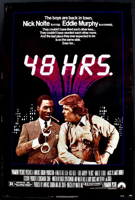 48 Hrs 1982 Original One Sheet Movie Poster Original Film Art