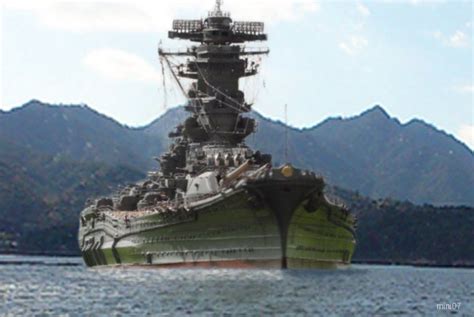 Colorized Photo Of Ijn Yamato Battleship Yamato Battleship Imperial