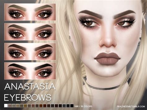 Anastasia Eyebrows N96 By Pralinesims At Tsr Sims 4 Updates