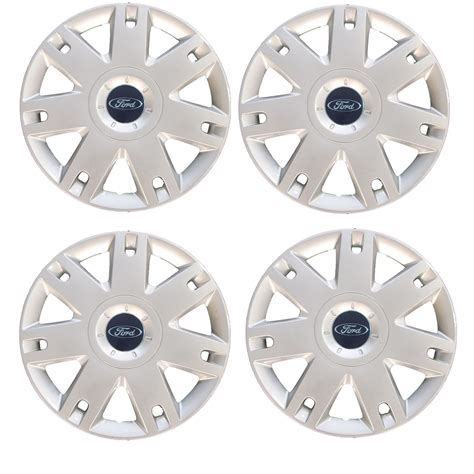 New Genuine Ford Fiesta Mk6 01 08 15 Inch Set Of 4 Wheel Trims Covers