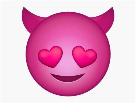 Transparent Purple Devil Emoji Png Pink Devil Emoji Heart Png