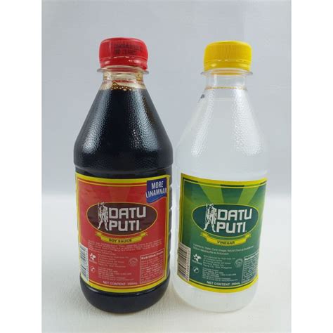 Datu Puti Soy Sauce And Vinegar 350ml Shopee Philippines