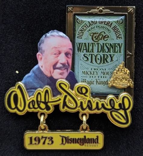 Disney Disneyland Magical Milestones Walt Disney Story Opens Pin 2005