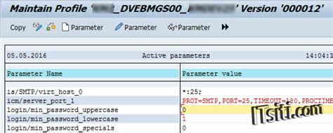 How To Change Add New Sap Parameter