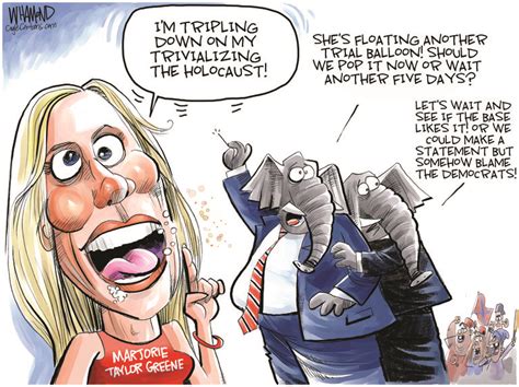 5 Cartoons About The Gops Marjorie Taylor Greene Embarrassment The Week