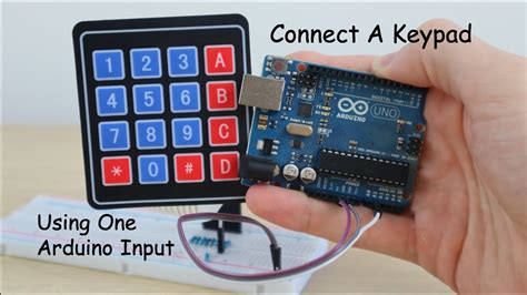 Connect A 4x4 Keypad To One Arduino Input Youtube