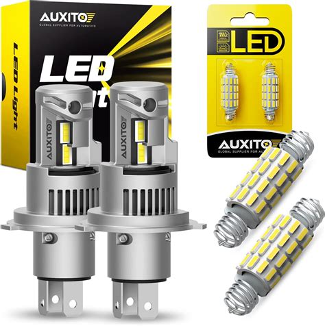 2022 Upgraded Auxito H49003 Led Headlight Bulbs And Auxito