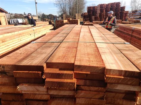Western Red Cedar Export Industrial Clears Fraserview Cedar Products